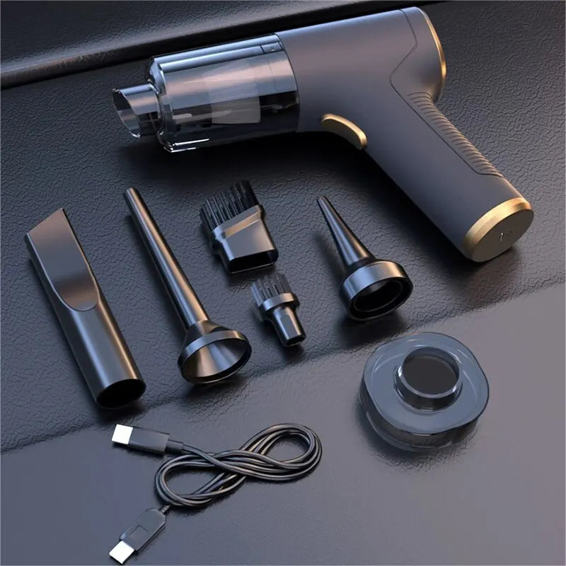 Mini High‑Power Wireless Car Vacuum
