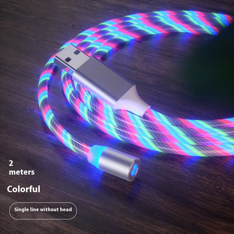 Magnetic Fast Charging Cable with LED Indicator for Lightning, Micro USB, and Type-C Devices