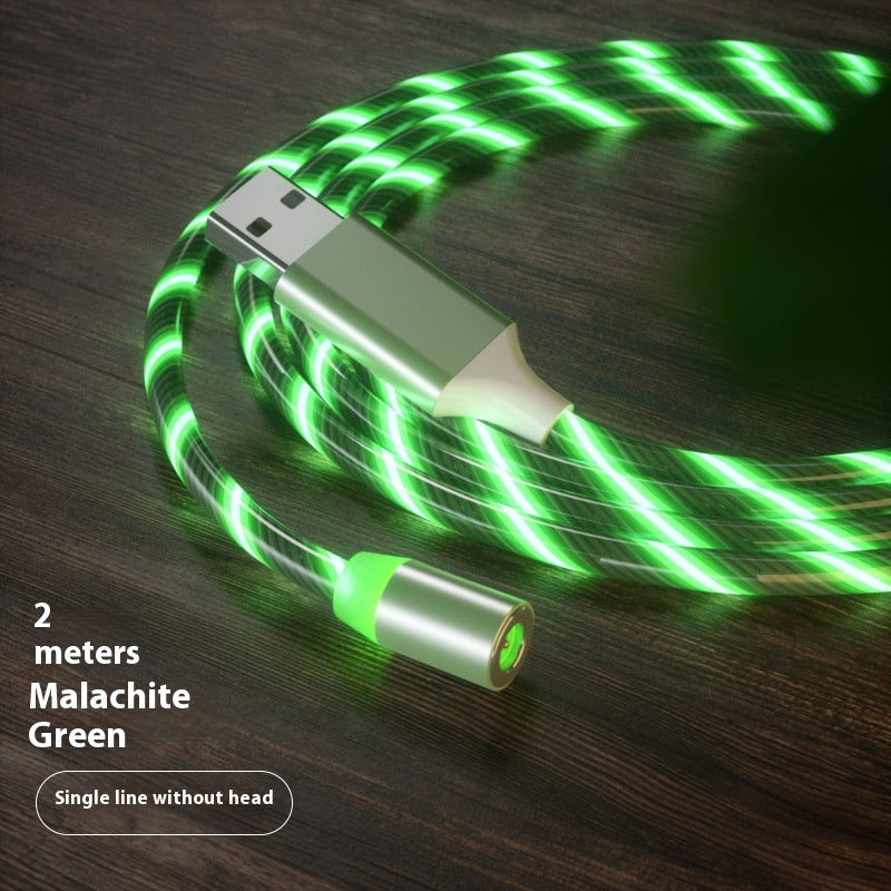Magnetic Fast Charging Cable with LED Indicator for Lightning, Micro USB, and Type-C Devices