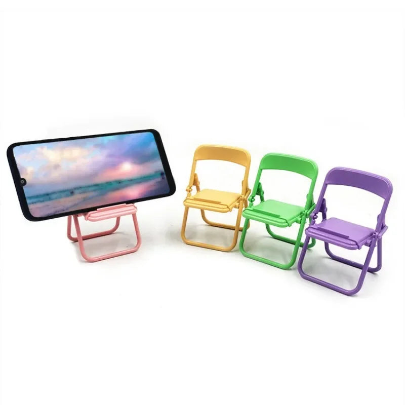 Elevate Your Desk with the Stylish Portable Chair Cellphone Holder - Perfect Mobile Phone Stand for Any Workspace!