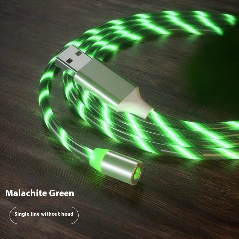 Magnetic Fast Charging Cable with LED Indicator for Lightning, Micro USB, and Type-C Devices