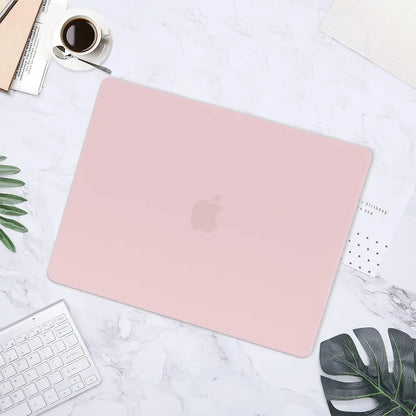 MOSISO Plastic Hard Case Bundle for 13 in Macbook Pro (M2 2025-2026, M1 2016-2024, A2338 A2251 A2289 A2159 A1989 A1708 A1706) - Includes Laptop Bag, Keyboard Skin, Webcam Cover, Screen Protector, Rose Quartz