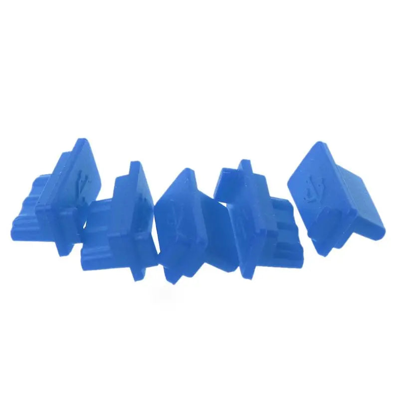 5-Pack Silicone USB Anti-Dust Plugs for Laptops and Tablets