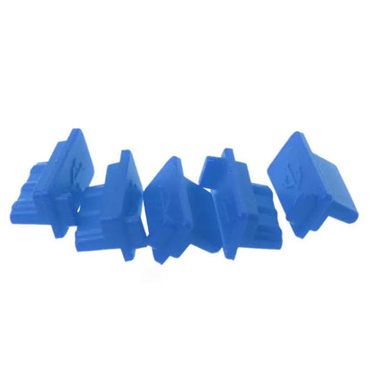 5-Pack Silicone USB Anti-Dust Plugs for Laptops and Tablets