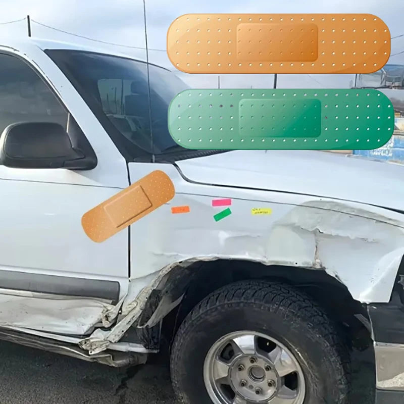 Humorous Band-Aid Car Stickers and Reflective Decals for Trucks and RVs