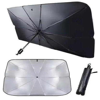 Car Sunshade Umbrella - Premium Windshield Protector for Summer Sun and Interior Shielding