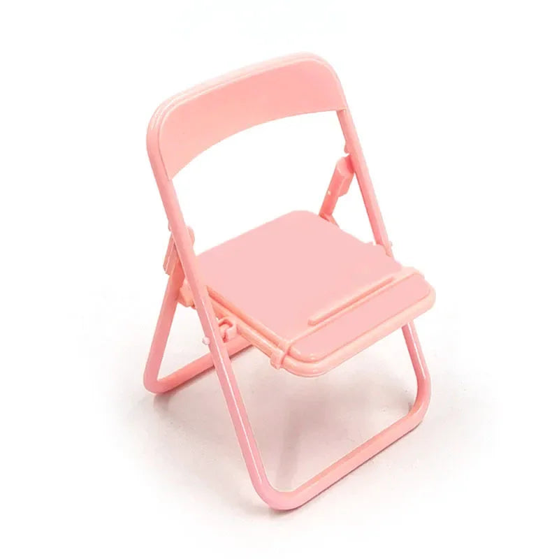 Elevate Your Desk with the Stylish Portable Chair Cellphone Holder - Perfect Mobile Phone Stand for Any Workspace!