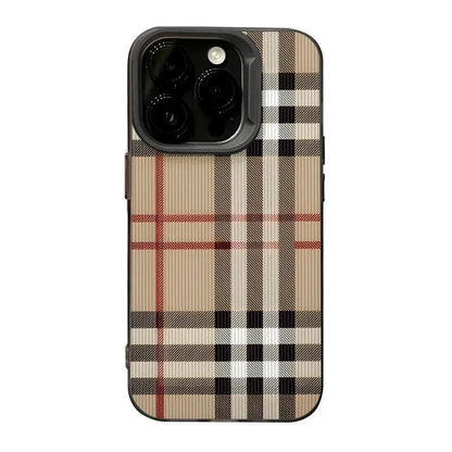 Creative Simple Plaid Applicable Iphone 17 16 plus 15 Promax 14 13 12 11 Drop-Resistant Protective Case.Hm163
