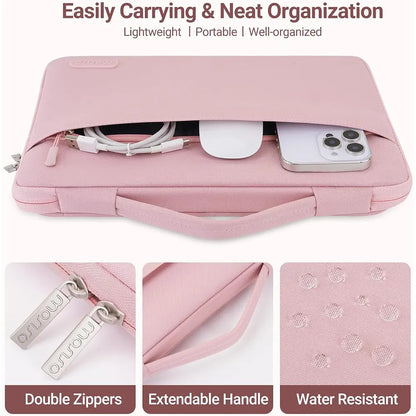 MOSISO Plastic Hard Case Bundle for 13 in Macbook Pro (M2 2025-2026, M1 2016-2024, A2338 A2251 A2289 A2159 A1989 A1708 A1706) - Includes Laptop Bag, Keyboard Skin, Webcam Cover, Screen Protector, Rose Quartz